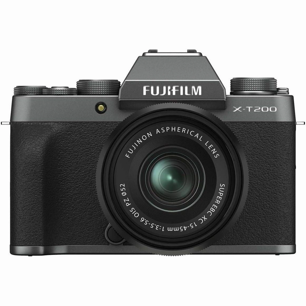 Fujifilm X-T200 Mirrorless Camera  XC 15-45mm Lens, Dark Silver