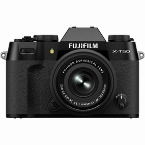 FUJIFILM X-T50 with FUJINON XC 15-45mm lens digital cameras, buy mirrorless camera, compact cameras sale