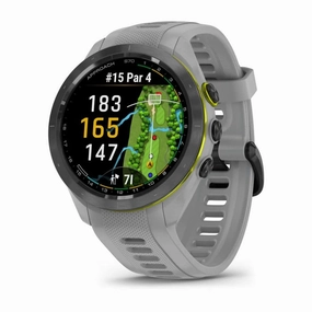 Garmin Approach S70  42mm Premium Golf GPS Smartwatch, Black Ceramic Bezel, Silicone Band - Grey nintendo switch oled, nintendo switch deals, joy-con accessories