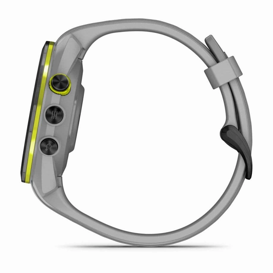 Garmin Approach S70  42mm Premium Golf GPS Smartwatch, Black Ceramic Bezel, Silicone Band - Grey