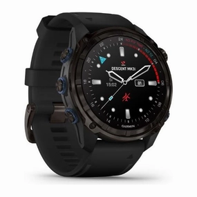 GARMIN Descent Mk3i - 51mm Carbon Grey DLC Titanium with Black Silicone Band nintendo switch oled, nintendo switch deals, joy-con accessories