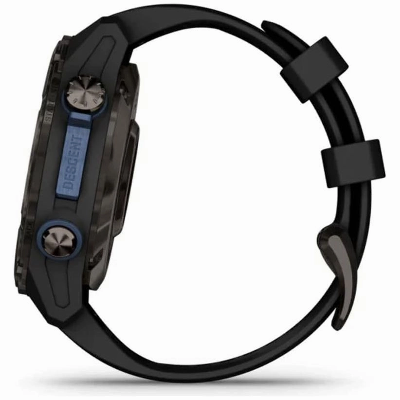 Garmin Descent Mk3i Dive Watch - 43mm Carbon Grey DLC Titanium with Black Silicone Band
