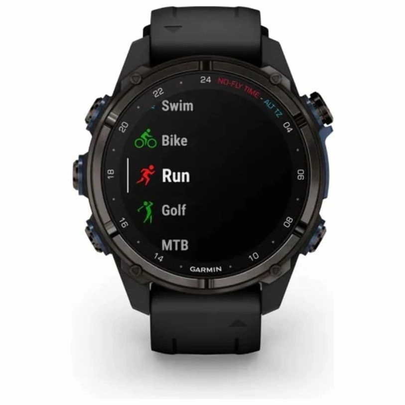 Garmin Descent Mk3i Dive Watch - 43mm Carbon Grey DLC Titanium with Black Silicone Band