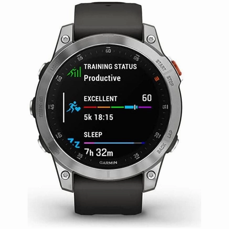 Garmin Epix 2 Silicone Strap Smart Watch - Slate