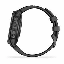 Garmin Epix Pro (Gen 2) Sapphire Edition Smartwatch  47mm, Carbon Gray/Black with Silicone Band