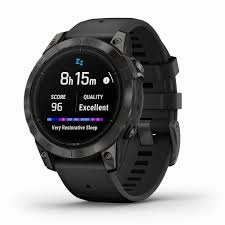 Garmin Epix Pro (Gen 2) Sapphire Edition Smartwatch  47mm, Carbon Gray/Black with Silicone Band