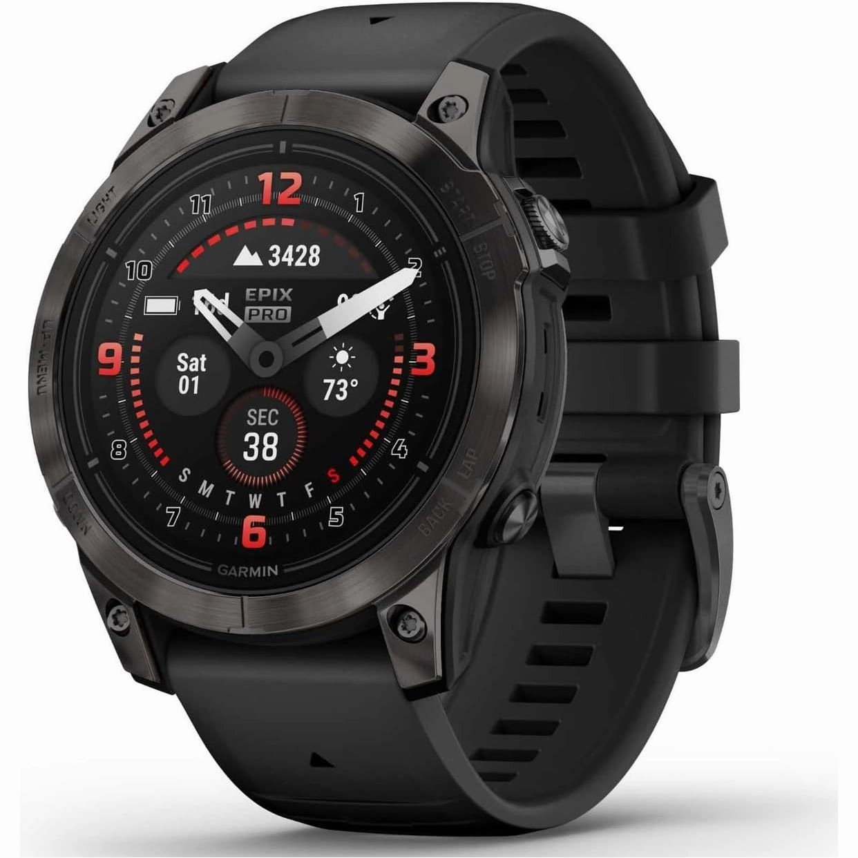 Garmin Epix Pro (Gen 2) Sapphire Edition Smartwatch  47mm, Carbon Gray/Black with Silicone Band nintendo switch oled, nintendo switch deals, joy-con accessories