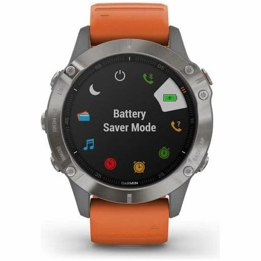 Garmin Fenix 6 Sapphire Multisport GPS Watch - Titanium