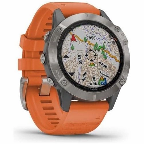 Garmin Fenix 6 Sapphire Multisport GPS Watch - Titanium