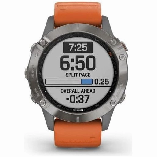 Garmin Fenix 6 Sapphire Multisport GPS Watch - Titanium