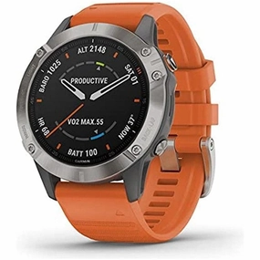 Garmin Fenix 6 Sapphire Multisport GPS Watch - Titanium nintendo switch oled, nintendo switch deals, joy-con accessories