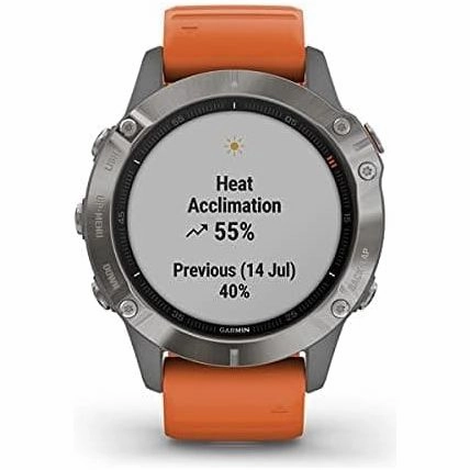 Garmin Fenix 6 Sapphire Multisport GPS Watch - Titanium