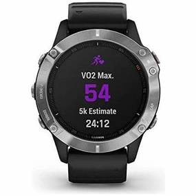 Garmin fenix 6, Ultimate Multisport GPS Watch, Heat and Altitude Adjusted V02 Max, Pulse Ox Sensors and Training Load Focus, Silver with Black Band cheap drone for kids, professional drones for sale, mini camera drone