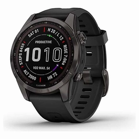 Garmin Fenix 7S Sapphire Solar - Carbon Grey DLC Titanium with Black Band nintendo switch oled, nintendo switch deals, joy-con accessories
