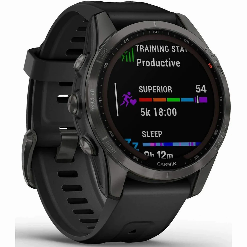 GARMIN Fenix 7S Sapphire Solar HRM With GPS Multisport Watch - Grey