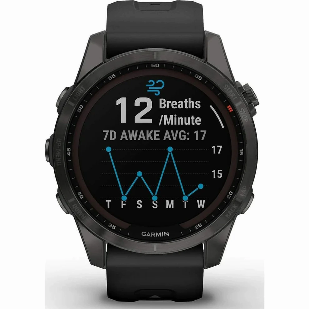 GARMIN Fenix 7S Sapphire Solar HRM With GPS Multisport Watch - Grey