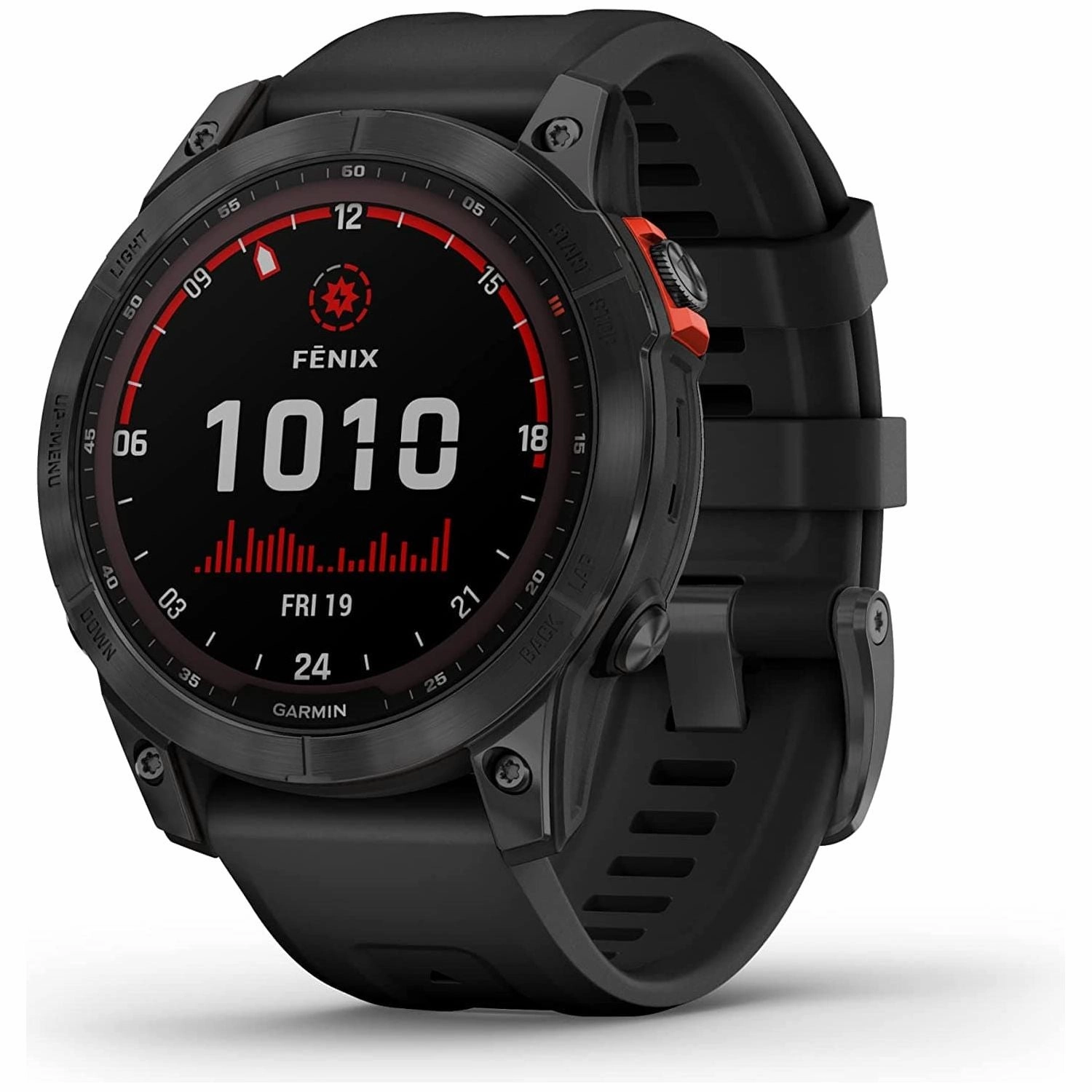 Garmin Fenix 7S Solar multisport GPS Watch, Black
