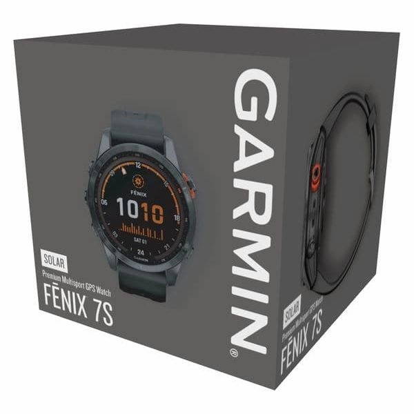 Garmin Fenix 7S Solar multisport GPS Watch, Black