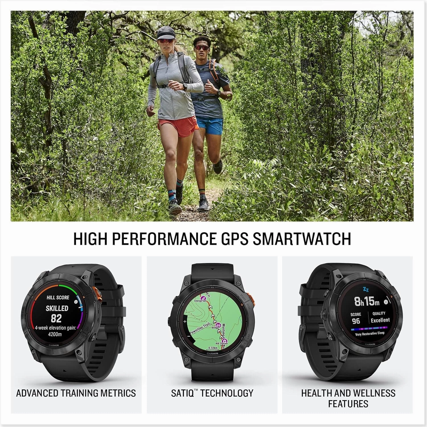 Garmin fenix 7X Pro Solar Glass Smart Watch - Slate Grey