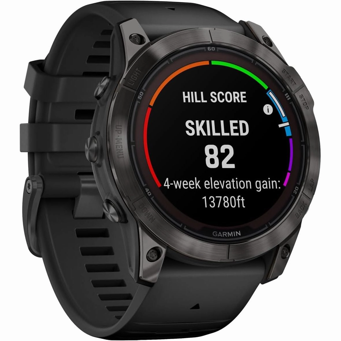 Garmin Fenix 7X Pro Solar Smartwatch - Charcoal Grey, 37 Days Battery Life, LED Flashlight, Advanced Training Metrics, Health & Wellness Monitoring