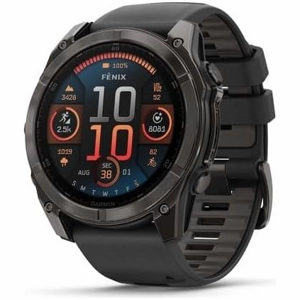 Garmin Fenix 8, 51mm AMOLED Premium Smartwatch and Sports Watch