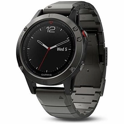 Garmin fnix 5 Sapphire GPS Multisport Smartwatch  Black