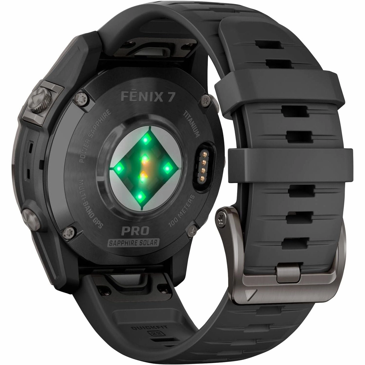 Garmin fnix 7 Pro Sapphire Solar GPS Smartwatch - 47mm, Multisport, Grey/Black