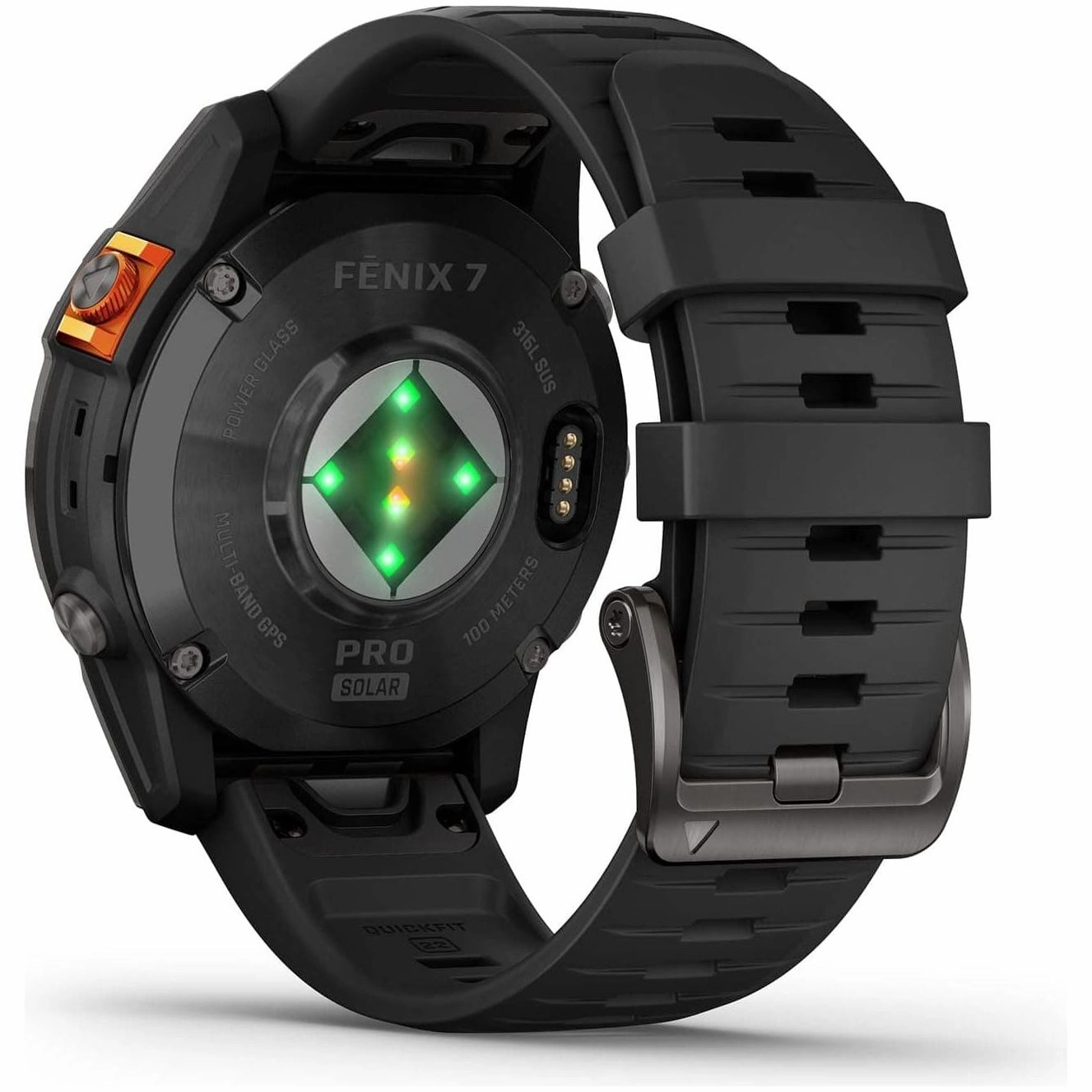 Garmin fnix 7 PRO SOLAR, Premium Multisport GPS Smartwatch,Solar Charging, Advanced Training Features, Touchscreen and Buttons, Ultratough Design , Flash Light, Up to 22 days battery life, Black