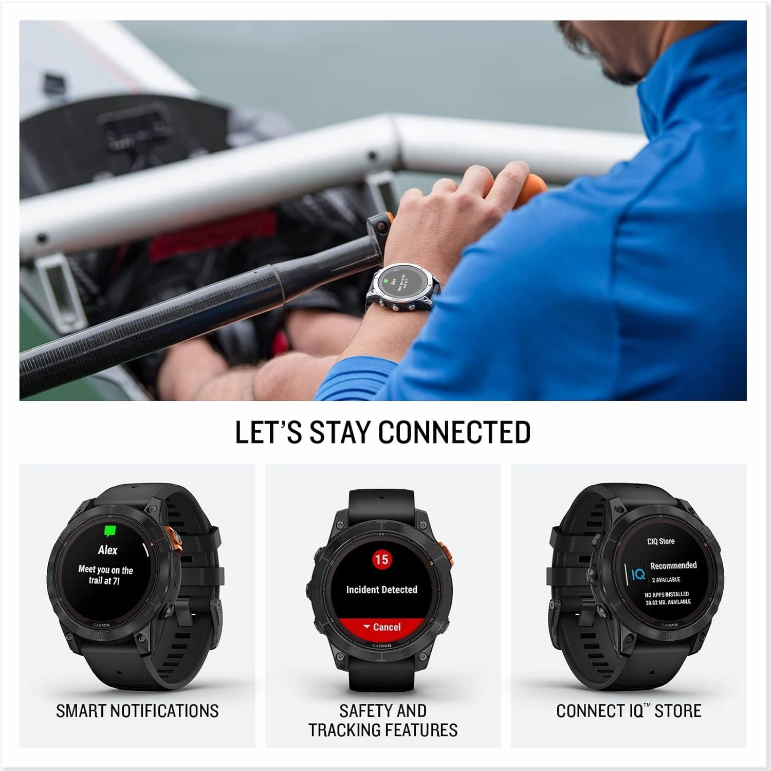 Garmin fnix 7 PRO SOLAR, Premium Multisport GPS Smartwatch,Solar Charging, Advanced Training Features, Touchscreen and Buttons, Ultratough Design , Flash Light, Up to 22 days battery life, Black