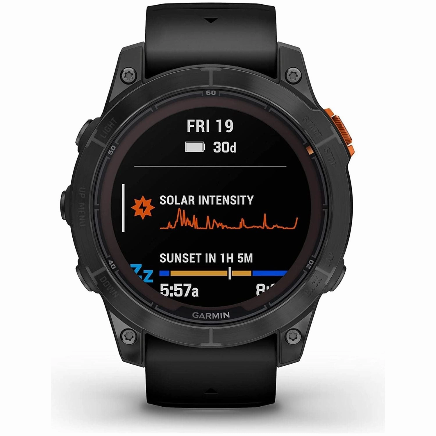 Garmin fnix 7 PRO SOLAR, Premium Multisport GPS Smartwatch,Solar Charging, Advanced Training Features, Touchscreen and Buttons, Ultratough Design , Flash Light, Up to 22 days battery life, Black