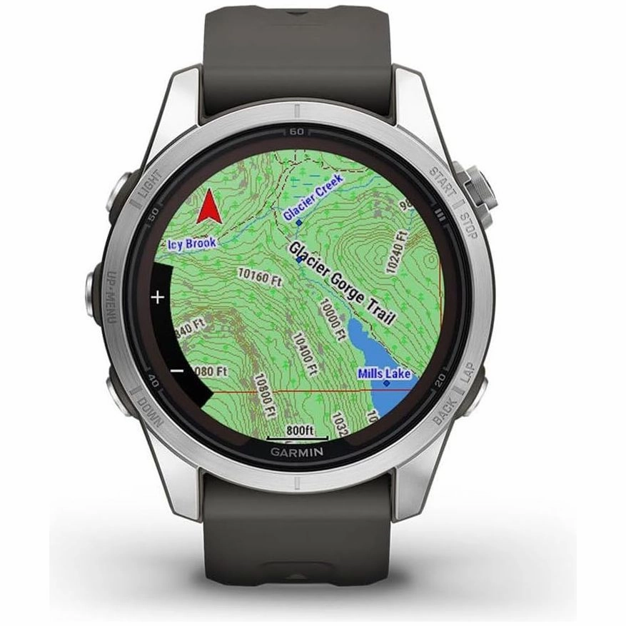 Garmin fnix 7S Pro Solar (42mm) Premium Multisport GPS Smartwatch Graphite