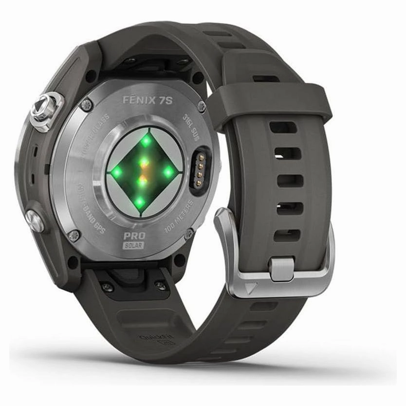 Garmin fnix 7S Pro Solar (42mm) Premium Multisport GPS Smartwatch Graphite