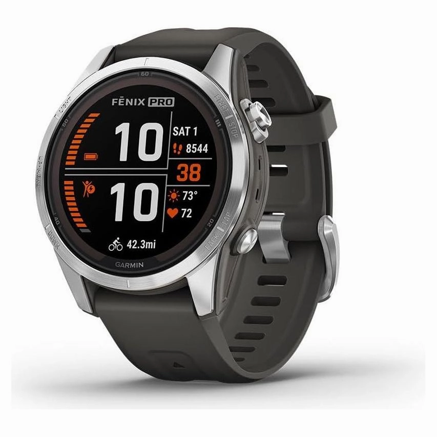 Garmin fnix 7S Pro Solar (42mm) Premium Multisport GPS Smartwatch Graphite nintendo switch oled, nintendo switch deals, joy-con accessories