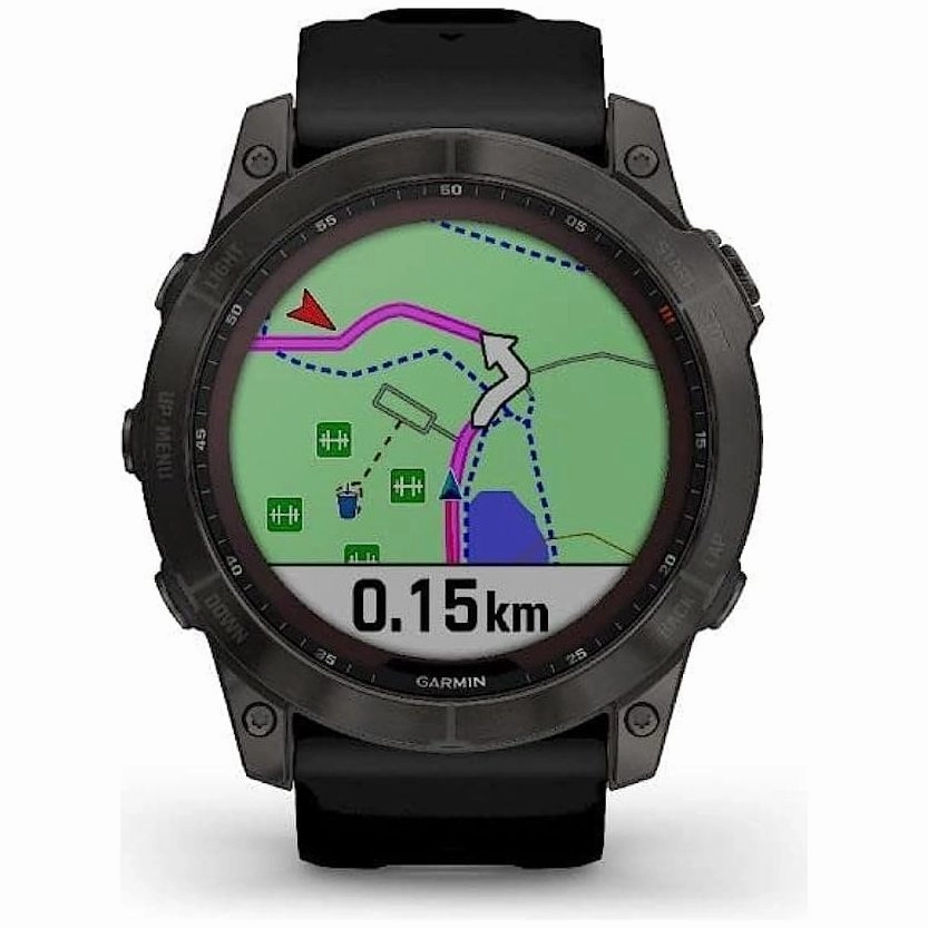 Garmin fnix 7X Solar 51mm Multisport GPS Smartwatch - Solar Charging, Advanced Health & Training Features, Touchscreen & Buttons, Up to 37 Days Battery Life, Ultratough Design - Black