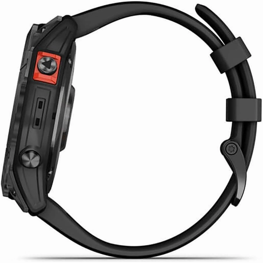 Garmin fnix 7X Solar 51mm Multisport GPS Smartwatch - Solar Charging, Advanced Health & Training Features, Touchscreen & Buttons, Up to 37 Days Battery Life, Ultratough Design - Black