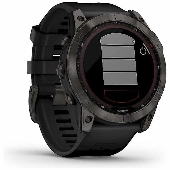 Garmin fnix 7X Solar 51mm Multisport GPS Smartwatch - Solar Charging, Advanced Health & Training Features, Touchscreen & Buttons, Up to 37 Days Battery Life, Ultratough Design - Black