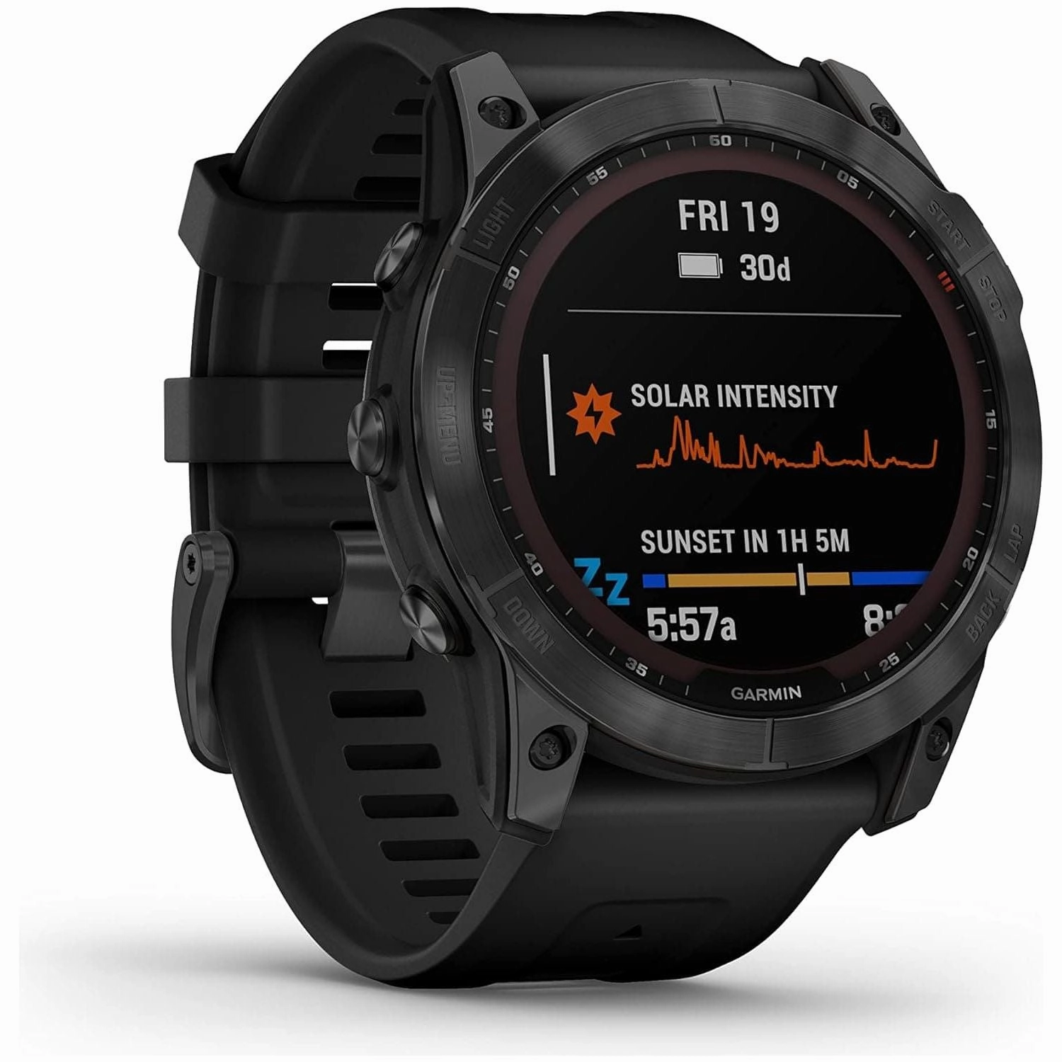 Garmin fnix 7X SOLAR, Large Multisport GPS Smartwatch, Solar Charging, Advanced Health and Training Features, Up to 37 days battery life, Black