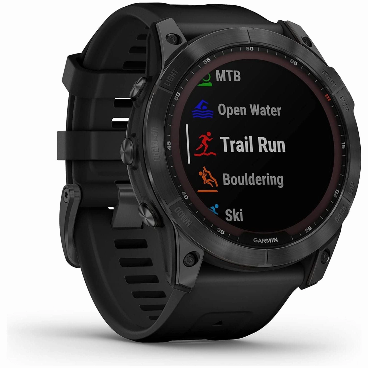 Garmin fnix 7X SOLAR, Large Multisport GPS Smartwatch, Solar Charging, Advanced Health and Training Features, Up to 37 days battery life, Black