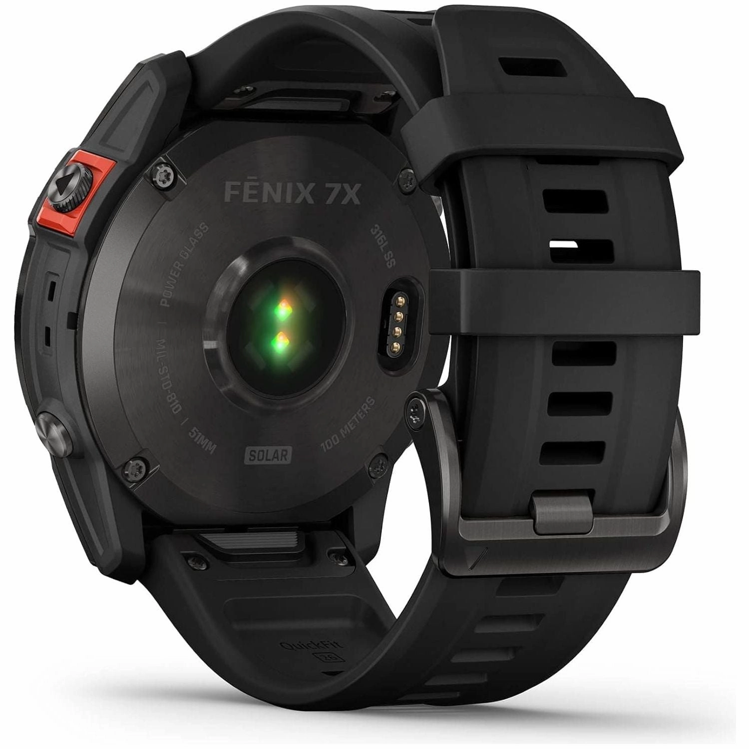 Garmin fnix 7X SOLAR, Large Multisport GPS Smartwatch, Solar Charging, Advanced Health and Training Features, Up to 37 days battery life, Black