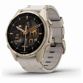 Garmin fnix 8 43mm AMOLED - Sapphire, Soft Gold Stainless Steel with Fog Gray Leather Band & Fog Gray/Dark Sandstone Silicone Band nintendo switch oled, nintendo switch deals, joy-con accessories