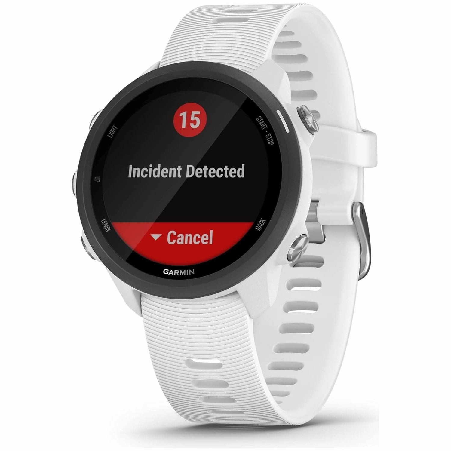 Garmin Forerunner 245 Music GPS Running Smartwatch - White Band