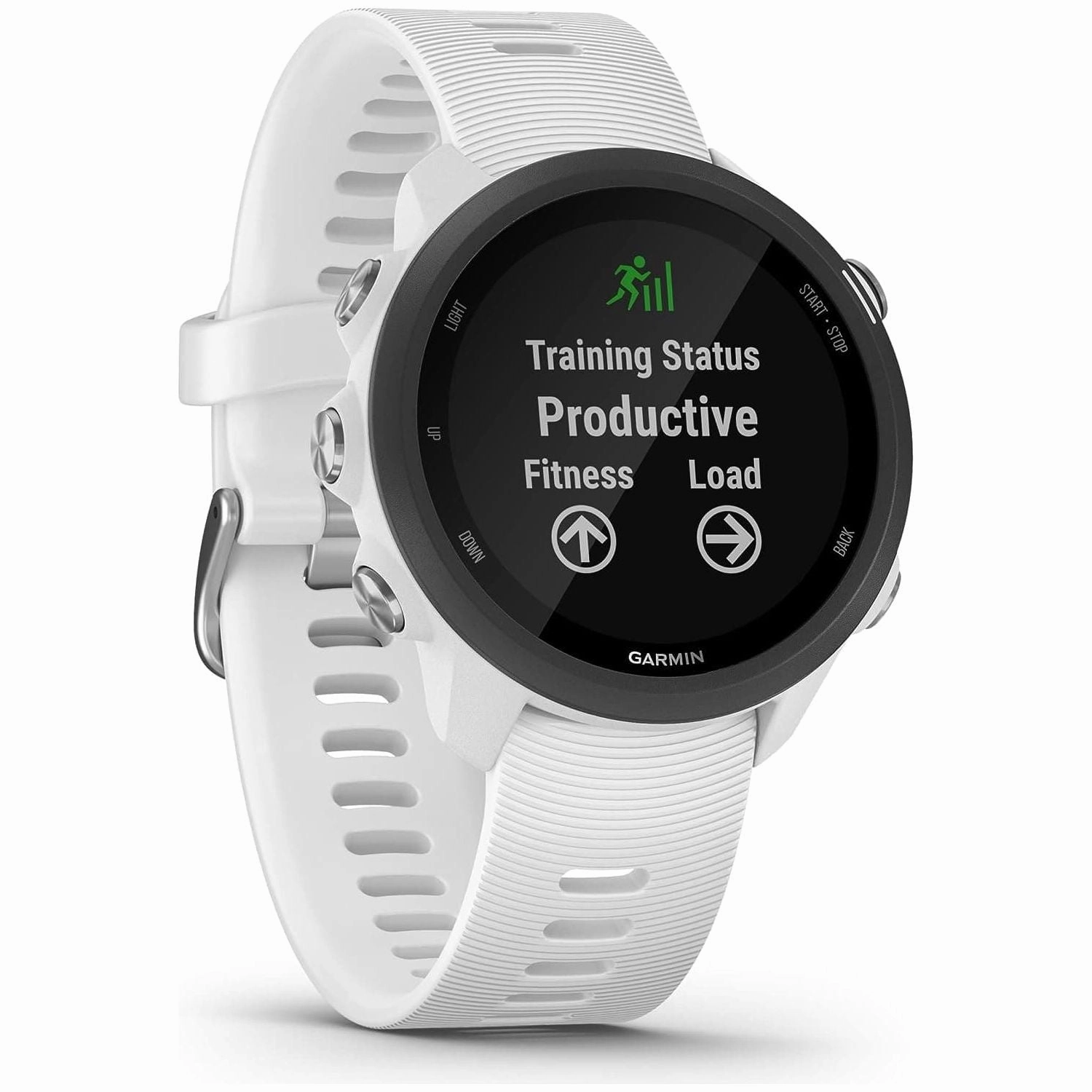 Garmin Forerunner 245 Music GPS Running Smartwatch - White Band