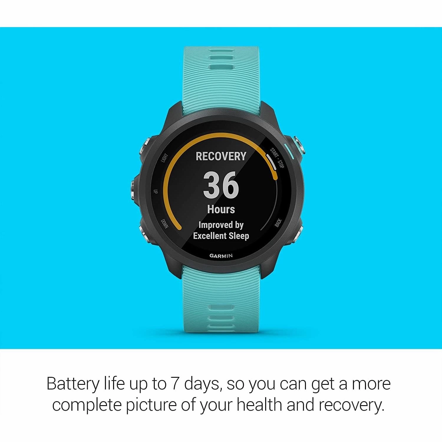 Garmin Forerunner 245 Music, GPS Running Smartwatch with Music and Advanced Dynamics, Aqua