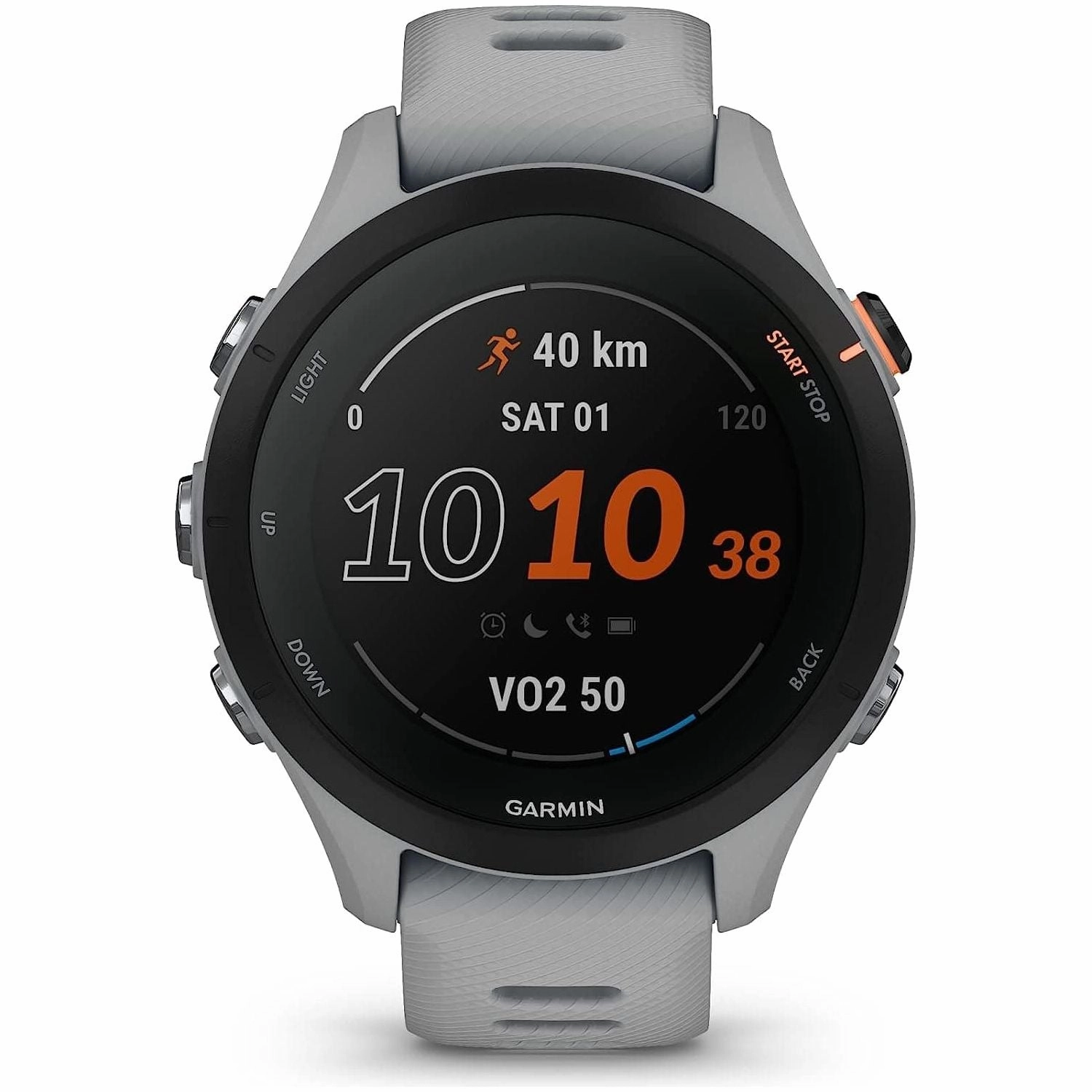 Garmin Forerunner 255S Small Easy to Use Lightweight GPS Running Smartwatch, Advanced Training and Recovery Insights,Safety and Tracking Features included, Up to 12 days Battery Life, Powder Grey