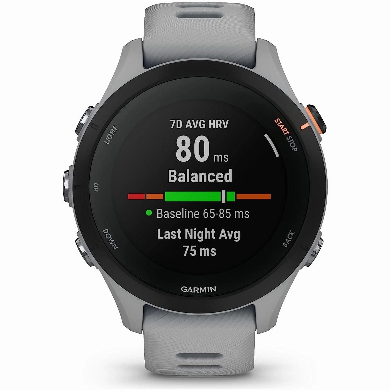 Garmin Forerunner 255S Small Easy to Use Lightweight GPS Running Smartwatch, Advanced Training and Recovery Insights,Safety and Tracking Features included, Up to 12 days Battery Life, Powder Grey
