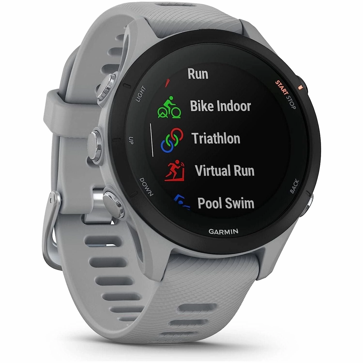 Garmin Forerunner 255S Small Easy to Use Lightweight GPS Running Smartwatch, Advanced Training and Recovery Insights,Safety and Tracking Features included, Up to 12 days Battery Life, Powder Grey