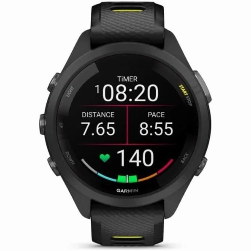 Garmin Forerunner 265S 2.79 cm (1.1 inches) AMOLED 42 mm Black, Grey GPS (Satellite)