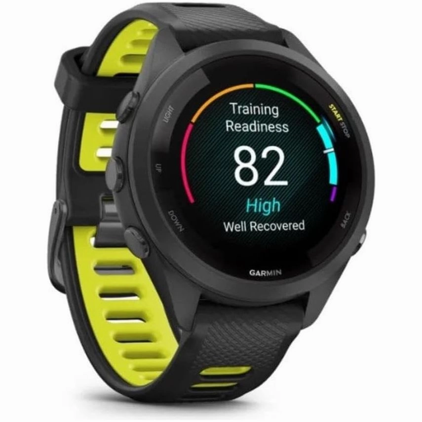 Garmin Forerunner 265S 2.79 cm (1.1 inches) AMOLED 42 mm Black, Grey GPS (Satellite)