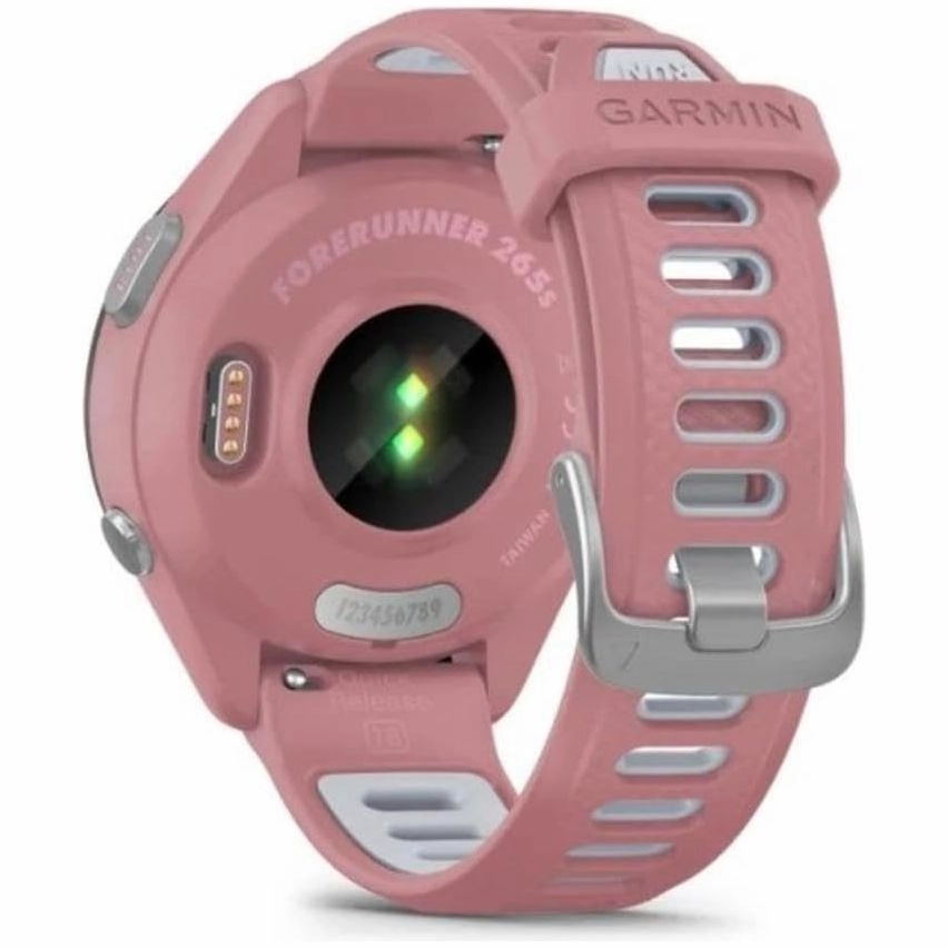 Garmin Forerunner 265S 42mm Running Smartwatch for Unisex, Light Pink/Powder Grey