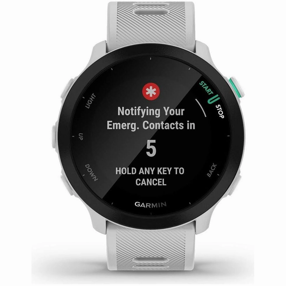 Garmin Forerunner 55 GPS 42mm Running Smartwatch  Whitestone